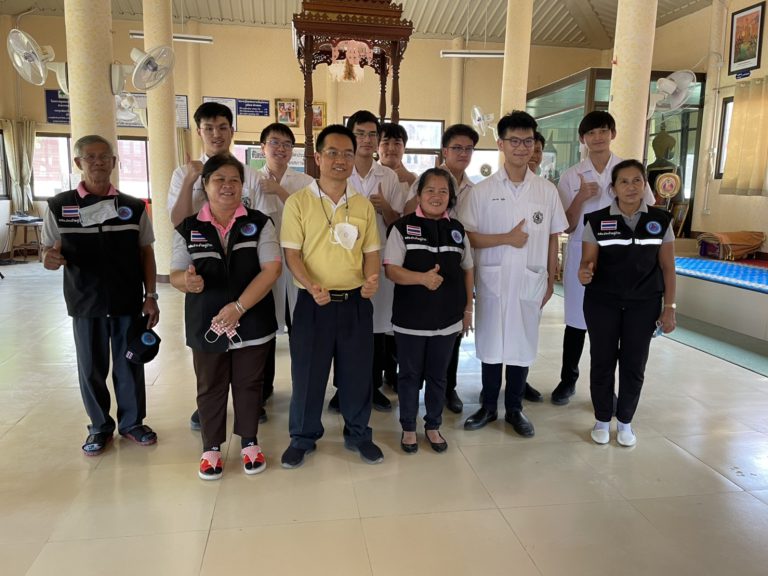 การจัดกิจกรรมของนิสิตในการลงชุมชนของรายวิชา-วช-481